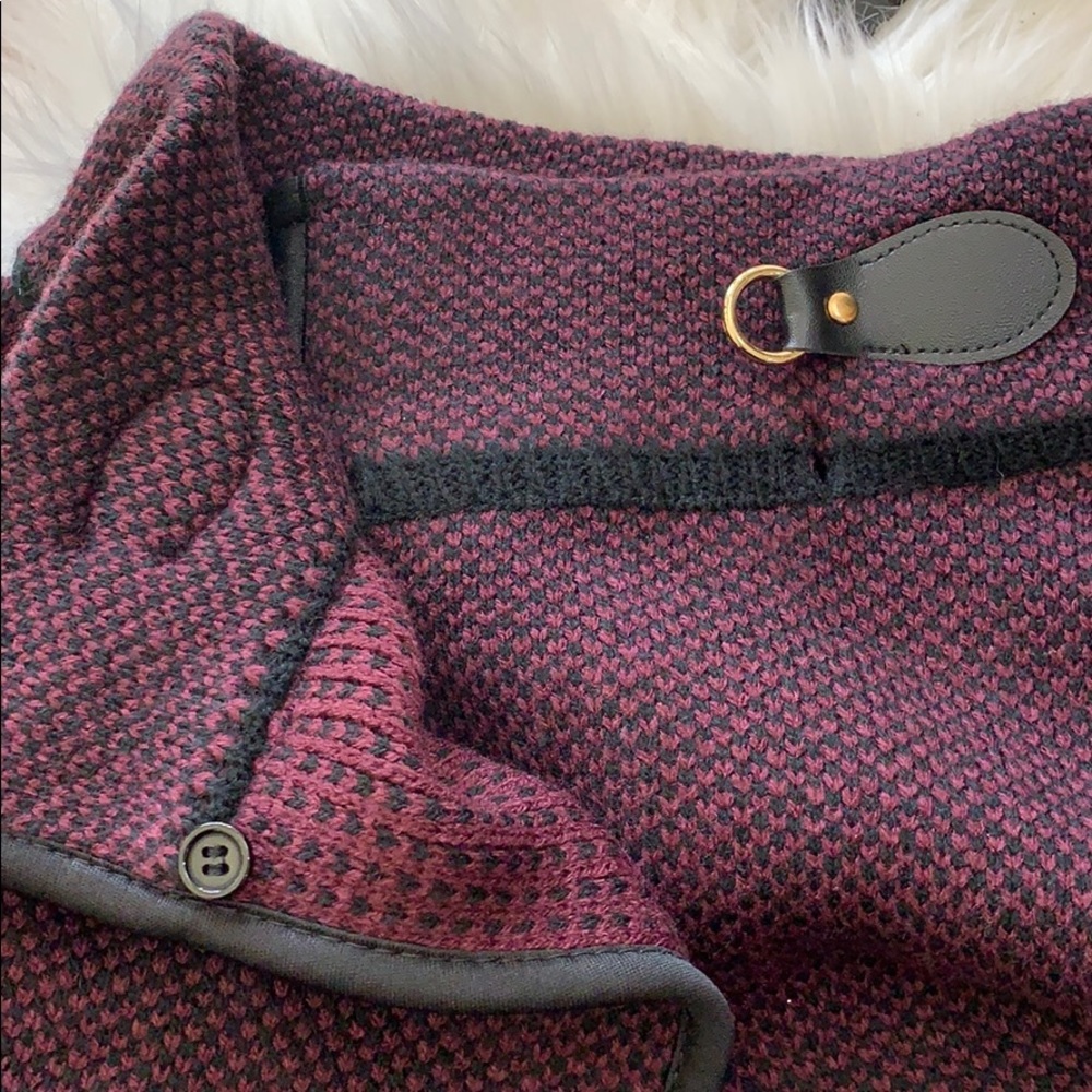 Cejon Bird's Eye Riding Cape With Welt Pockets - Picture 6 of 8